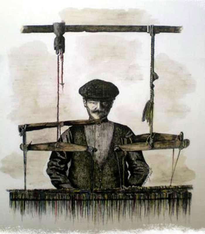 Irish Linen Cap in Natural Cream – Handmade by Hatman of Ireland (Copy) - Irish Caps – Heritage Style for Every Generation - Image 4