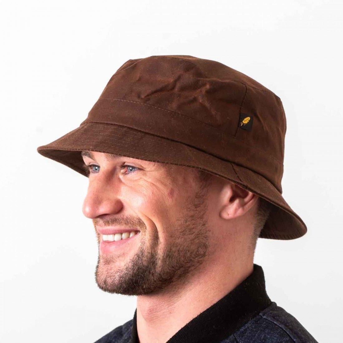 Brown Waxed Cotton Walking Hat – Crushable - Hatman of Ireland