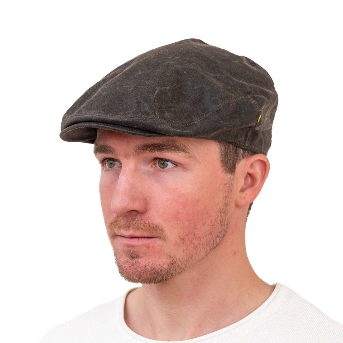 Brown Waxed Cap – Dubliner Model from Hatman of Ireland