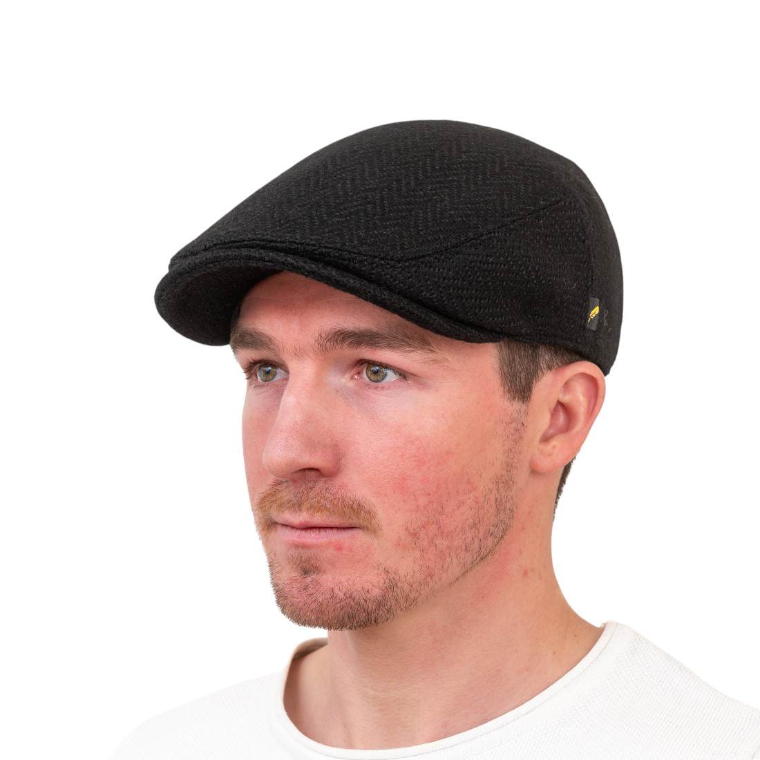Black Donegal Tweed Dubliner Cap – Hatman of Ireland