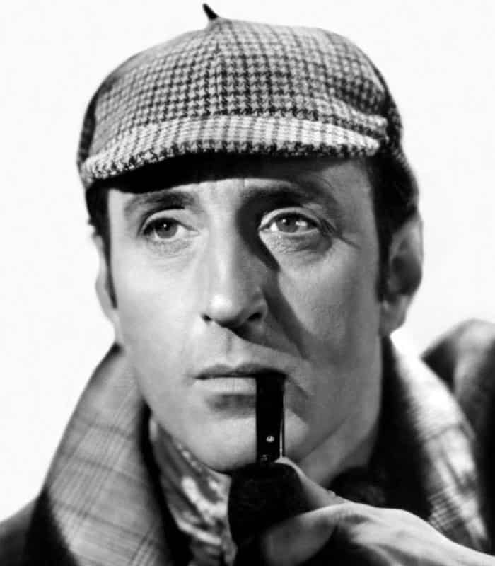 Deerstalker Sherlock Holmes Hat - Charcoal Donegal Tweed - Hats - Image 4