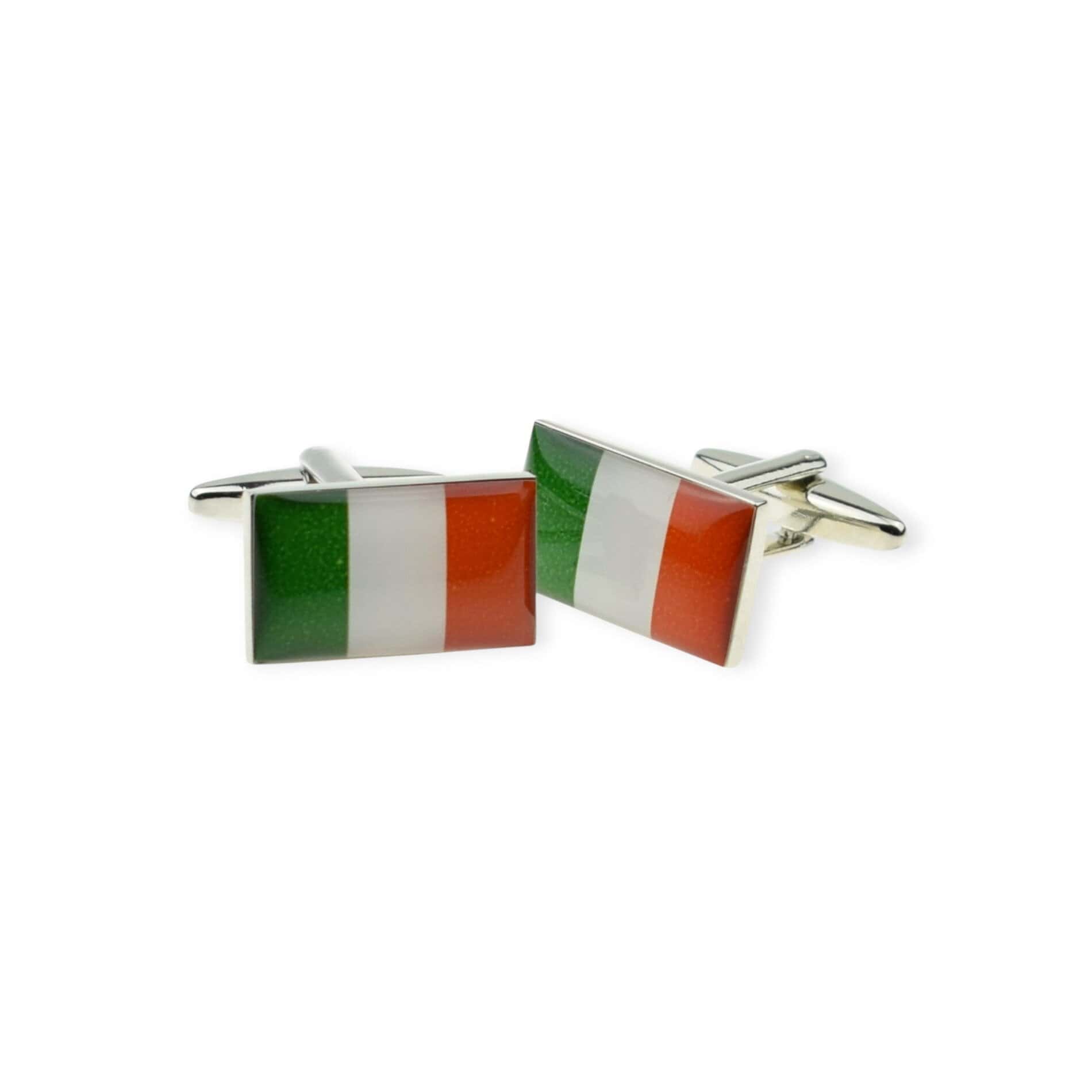 Irish Flag Cufflinks – Classic Tricolour Design - Image 4