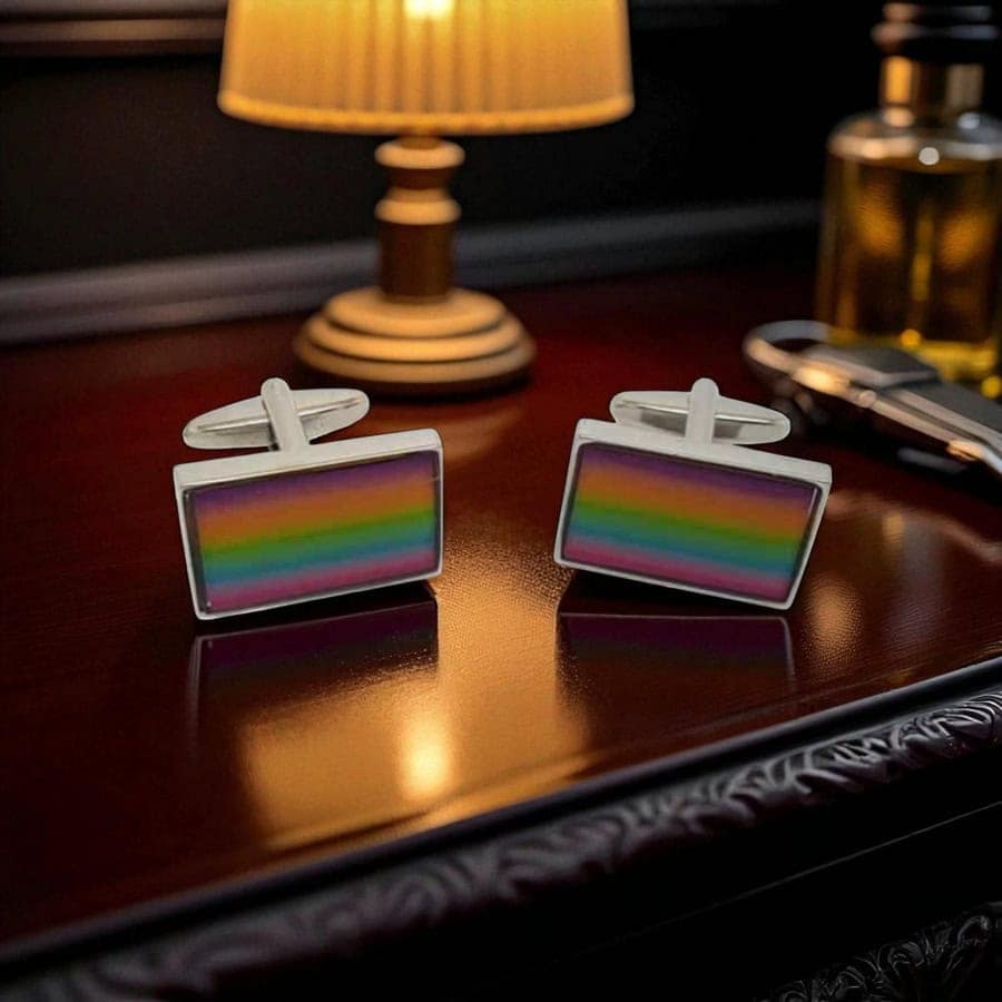 Rainbow Cufflinks – Petersons of Dublin Collectors Item