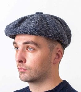 Irish Tweed Newsboy Cap 8 Panel Cap Denim Gatsby Cap Hatman