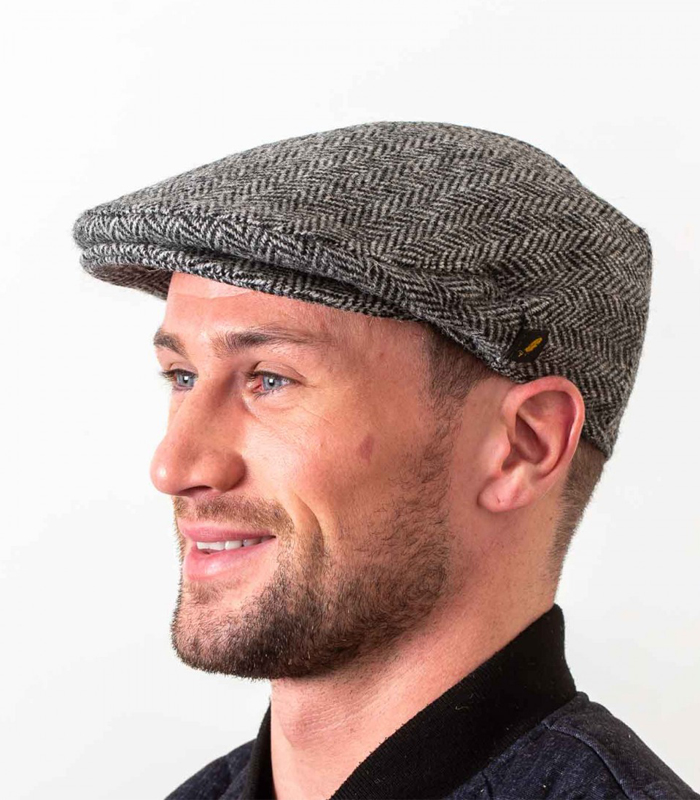 Grey deals tweed hat