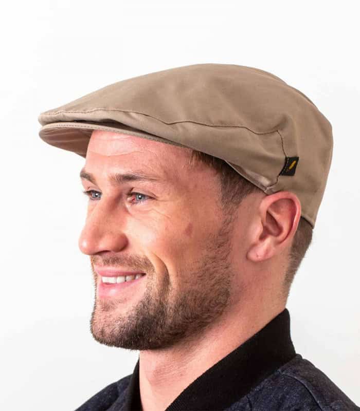 Beige Poplin Lightweight Cap – Summer Cotton Blend - Irish Caps – Heritage Style for Every Generation