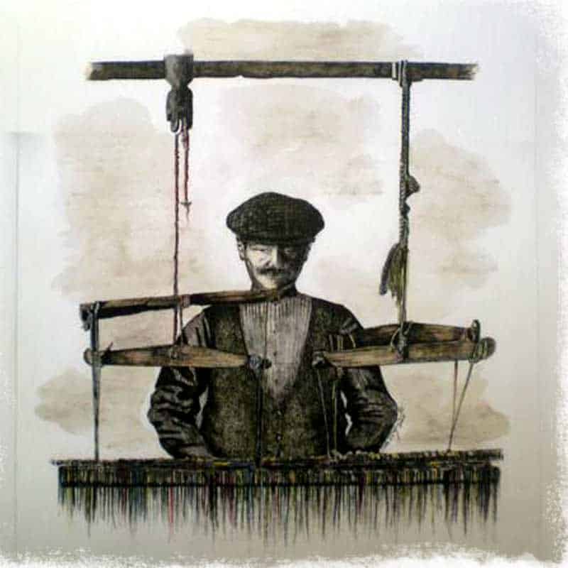 Navy Blue Donegal Tweed Skipper Hat – Hatman of Ireland - Irish Caps – Heritage Style for Every Generation - Image 2