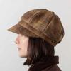 Women’s One Size Bakerboy Hat – Shannon - Rustic Brown Tweed - Image 5