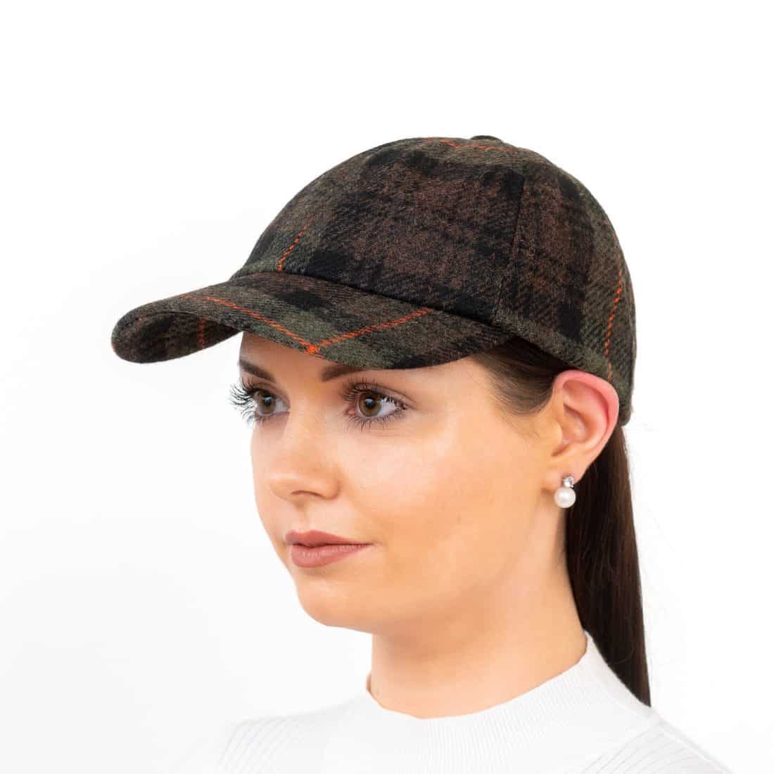Turf Check Wool Baseball Cap – Hatman of Ireland