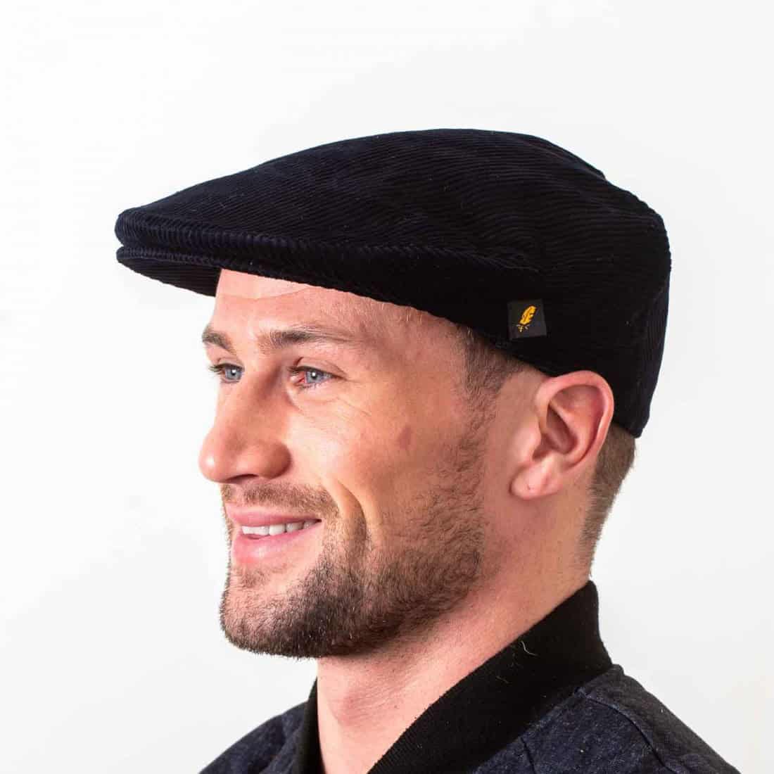 Corduroy Flat Cap - Navy Blue Cord Cap - Irish Caps – Heritage Style for Every Generation