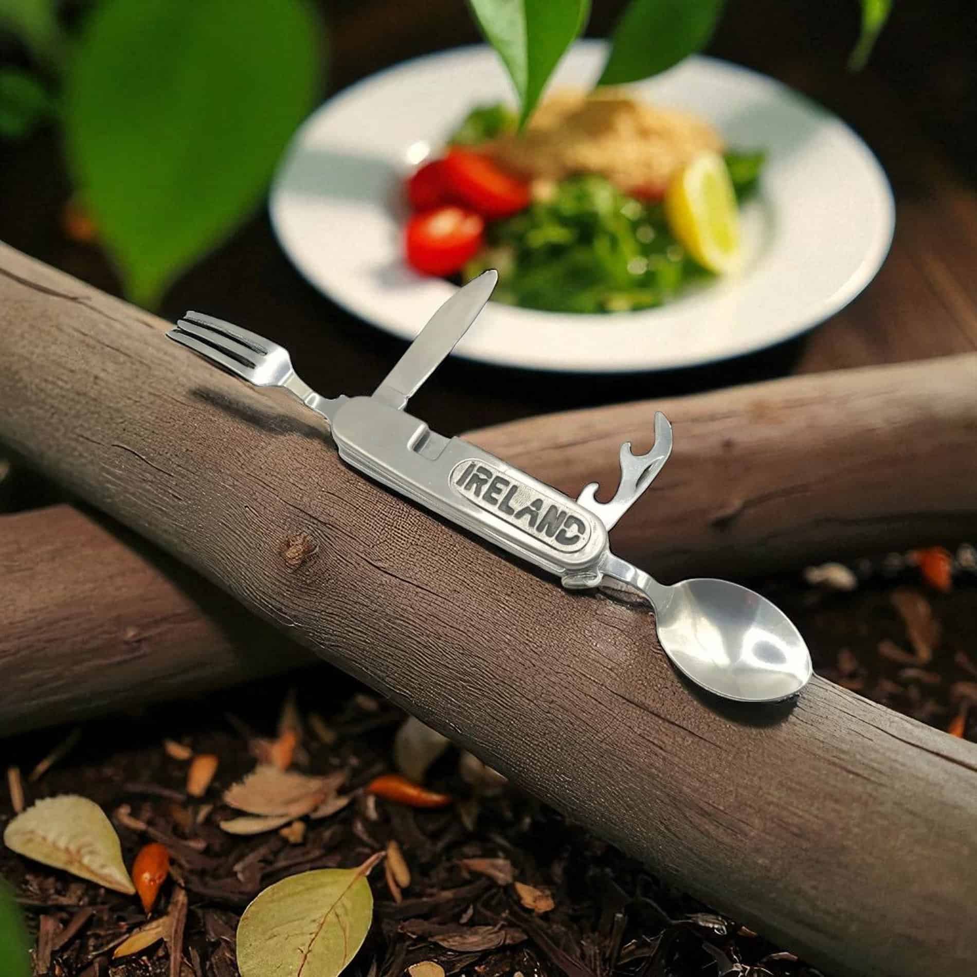 Ireland Camping Cutlery Tool Spork – Mullingar Pewter Design