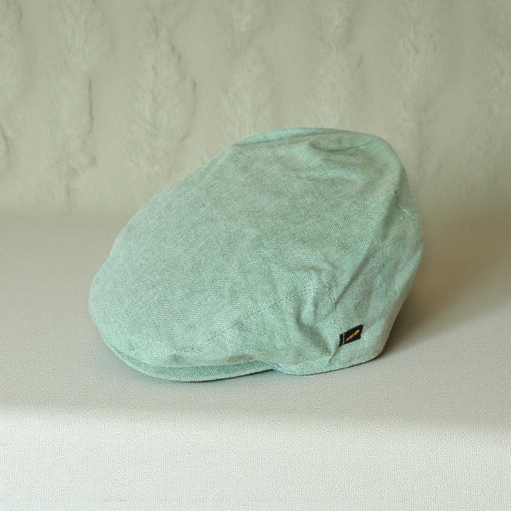 Irish Linen Cap in Soft Sage – Handmade by Hatman of Ireland - Irish Linen Caps