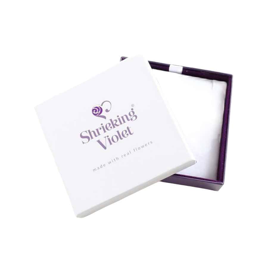 Four Leaf Clover Cufflinks – Sterling Silver - Shrieking Violet - Image 3